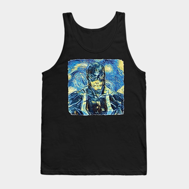 Black bolt Van Gogh Style Tank Top by todos